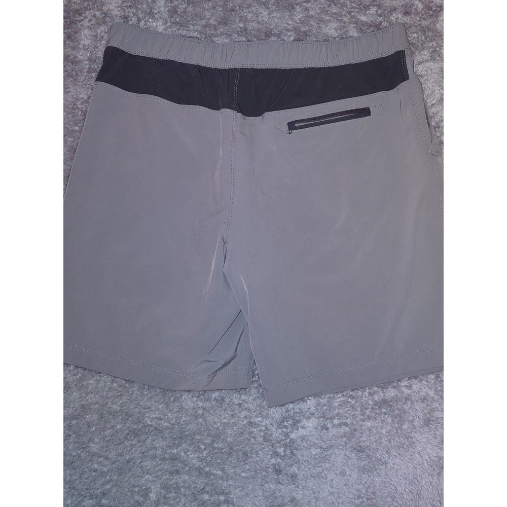 Speedo Swim Trunks Hybrid Shorts Water Athletic Gray Size M